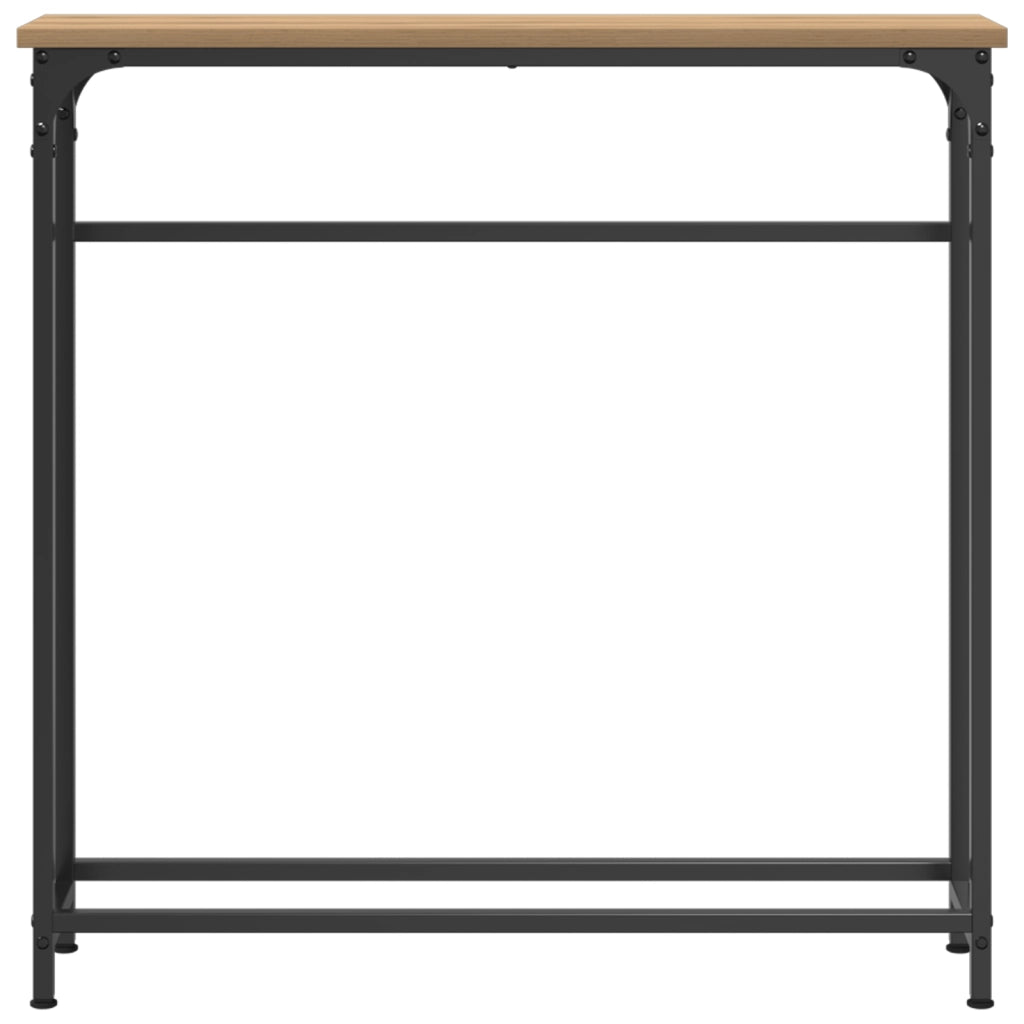 Tavolo consolle Rovere artigianale 75 x 19,5 x 75 cm 863504