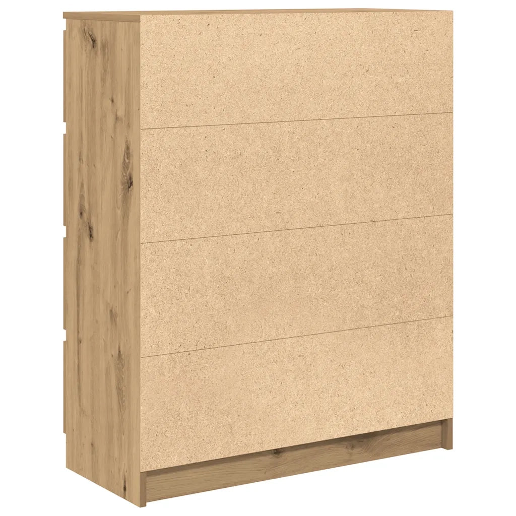 Credenza Rovere Artigianale 80x35x99 cm in Legno Multistrato 3328488