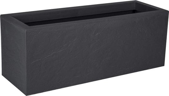 Bloemiera 57 litri - pietra look - parete singola - portata acqua - 795 x 295 cm - antracite grigio