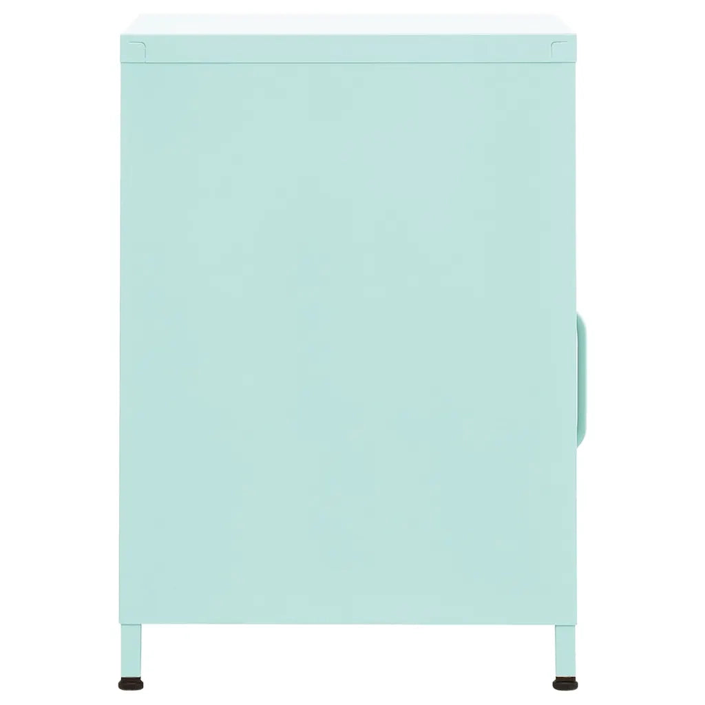 Comodini 2 pz Menta 35x35x51 cm in Acciaio 3095219