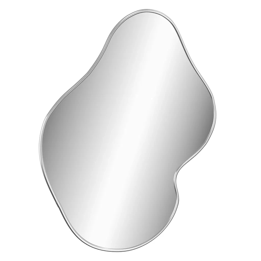 Specchio da Parete-Specchio a muro Argento 60x50 cm 571799