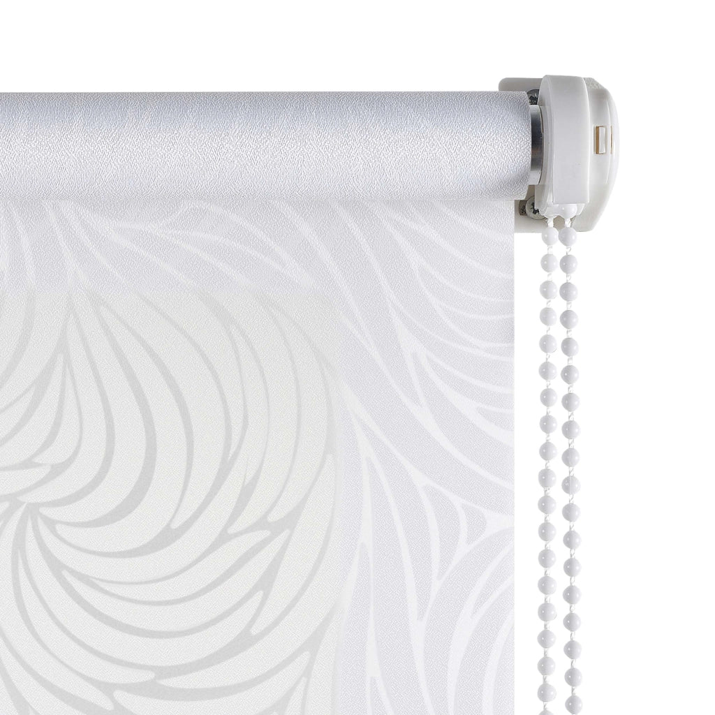 Tenda a rullo filtrante fantasia Bianco Onde 150x180 cm