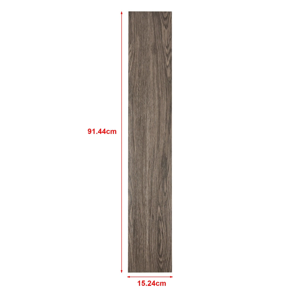 Pavimento in vinile PVC autoadesivo 7 pezzi 0,975 m² rovere marrone scuro 03_0007236