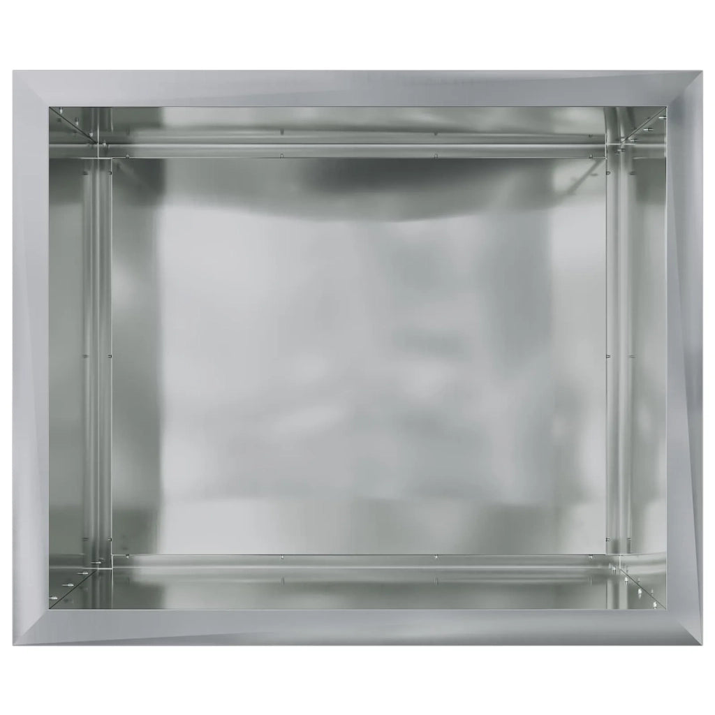 Fioriera da giardino con LED Argento 50 x 60 x 48 cm 8008206