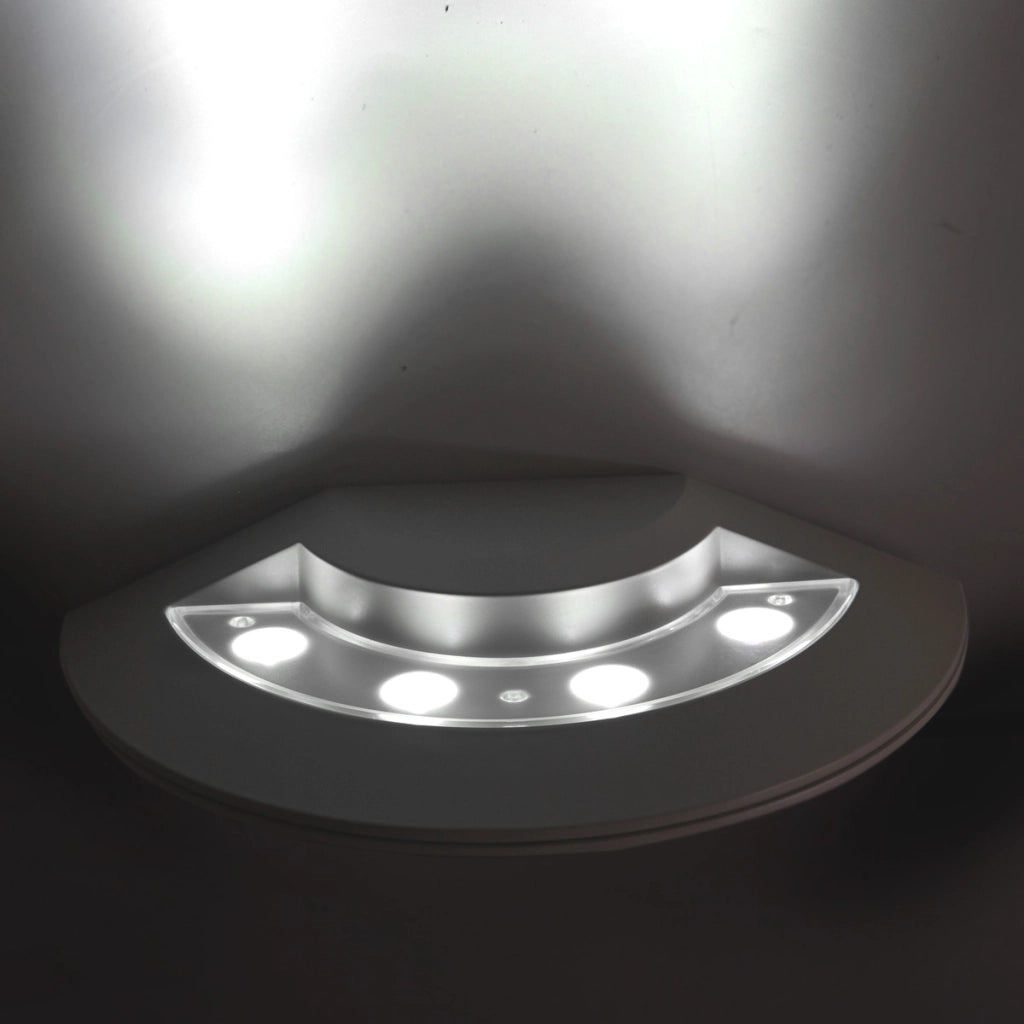 APPLIQUE LED STONDATA BIANCA 4W LUCE FREDDA 6500K° - ILLUMINAZIONE DA INTERNO ED ESTERNO DESIGN MODERNO