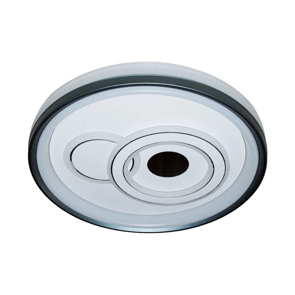 Plafoniera LED decorativa 38W bianco/grigio Ø50 PORTA Italux