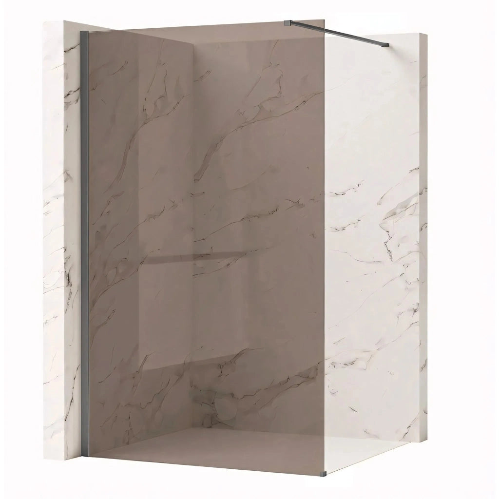 Parete Doccia Rea Flexi Brown / Titan 100