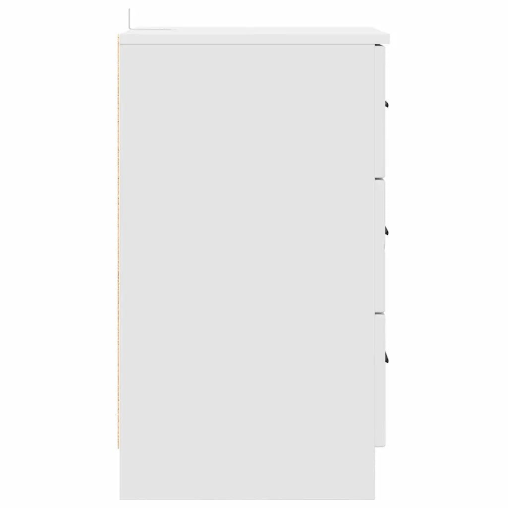 Armadio da Notte Bianco 38 x 38 x 66 cm Legno multistrato 883374