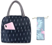 Tas da picnic isolante con contenitore 22 x 14 x 21 cm - rivestimento in alluminio - leggero e portatile
