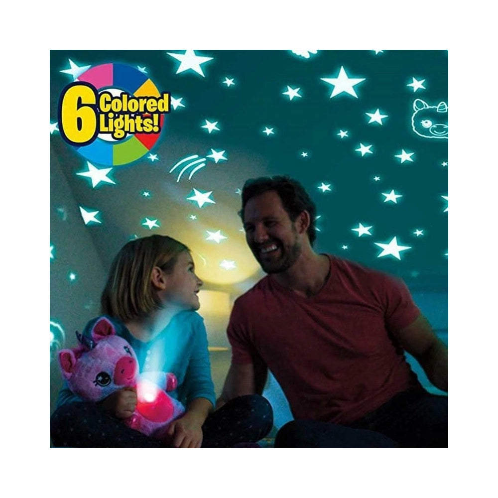 Trade Shop - Orsacchiotto Di Peluche Con Proiettore Stelle Luce Per Cameretta Cielo Stellato -