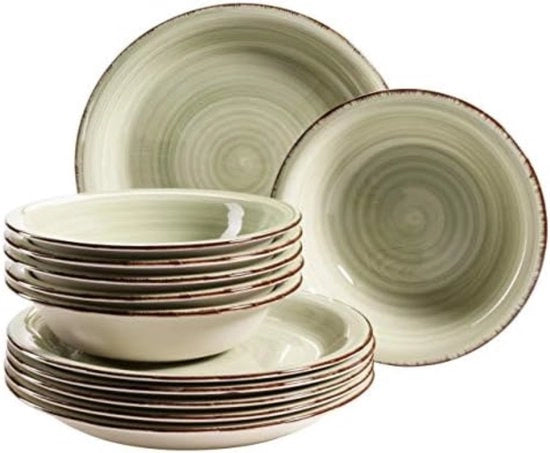 Set di bordo 12 pezzi - Set di servizio di bordo - Verde