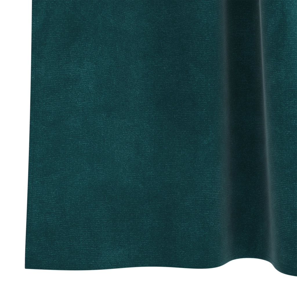 Tende Blackout  con anelli di sospensione 2 pezzi Verde scuro in velluto