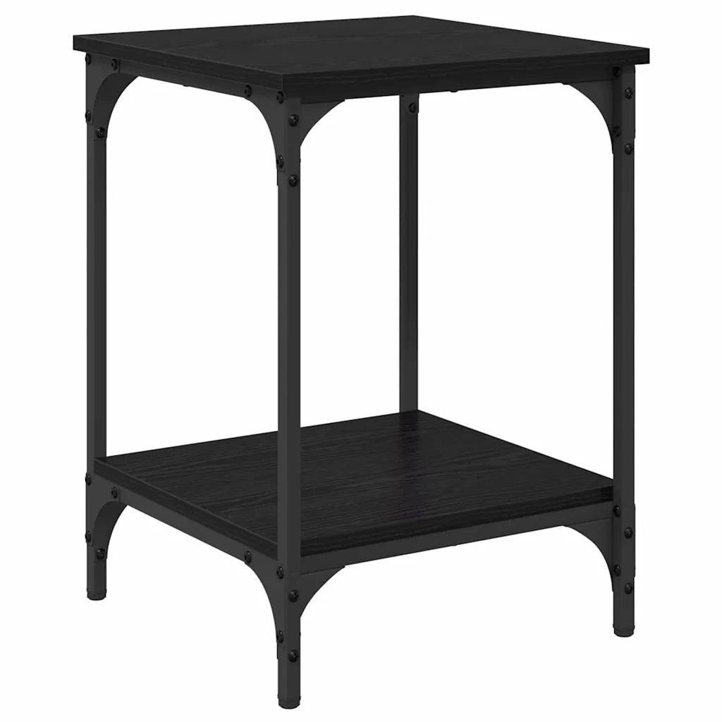 Tavolino da salotto Rovere Nero 40 x 40 x 55 cm 881898
