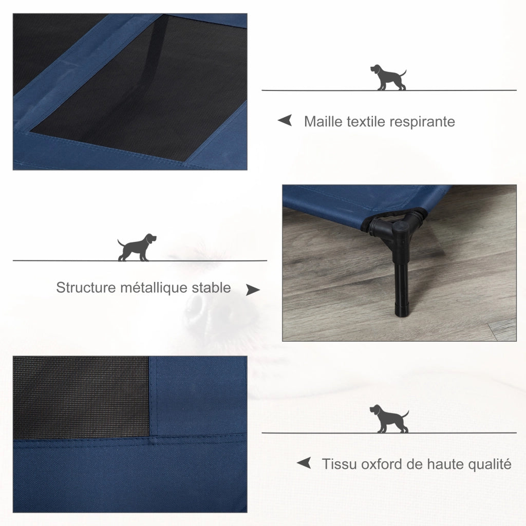 Letto per cani e gatti ¨C zephmum ¨C tessuto Oxford, acciaio