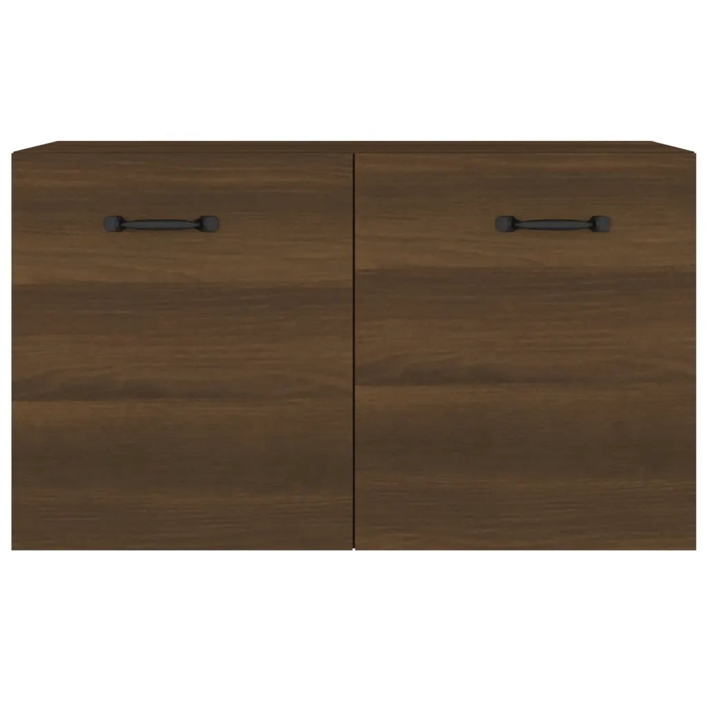 Armadietto a Muro | Mobile a Parete Rovere Marrone 60x36,5x35 Legno Multistrato