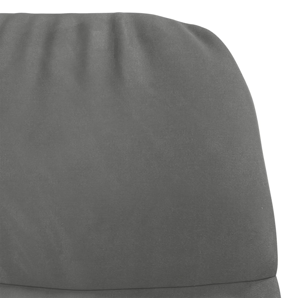 Sedia da Pranzo Grigio Scuro in Velluto CFW9420312