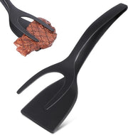 Tang per uova 2 in 1 - manico a sospensione - spatola a specchio - forchetta per uova - clip per pane - steak cotto - griglia per cottura