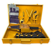 Trade Shop - Polifusore 1500 W Saldatore Per Tubi Con 6 Matrici Accessori Utensili Fai Da Te -