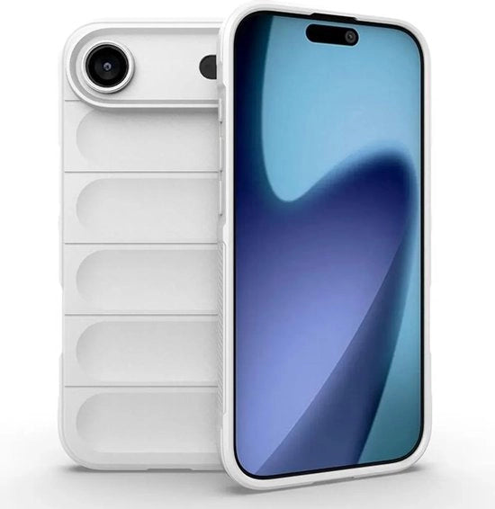 Telaietto protettivo per iPhone 17 Air, resistente alle graffi, antiscivolo, con airbag integrato invisibile, realizzato in materiale TPU flessibile.