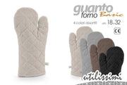1 Pezzo Presina Guanto da Cucina Forno in Cotone Basic 18 x 32 cm 4 Colori