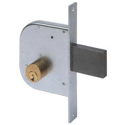 SERRATURA CANCELLO INFILARE 42020 CISA - B.Q ZINC F.MM 22 C.TONDO M1+SCR E.MM 50- 2 pezzi