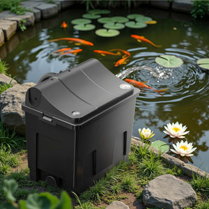 CBF-200U Filtro a camera per laghetti con lampada UVC da 9 W Sistema filtrante