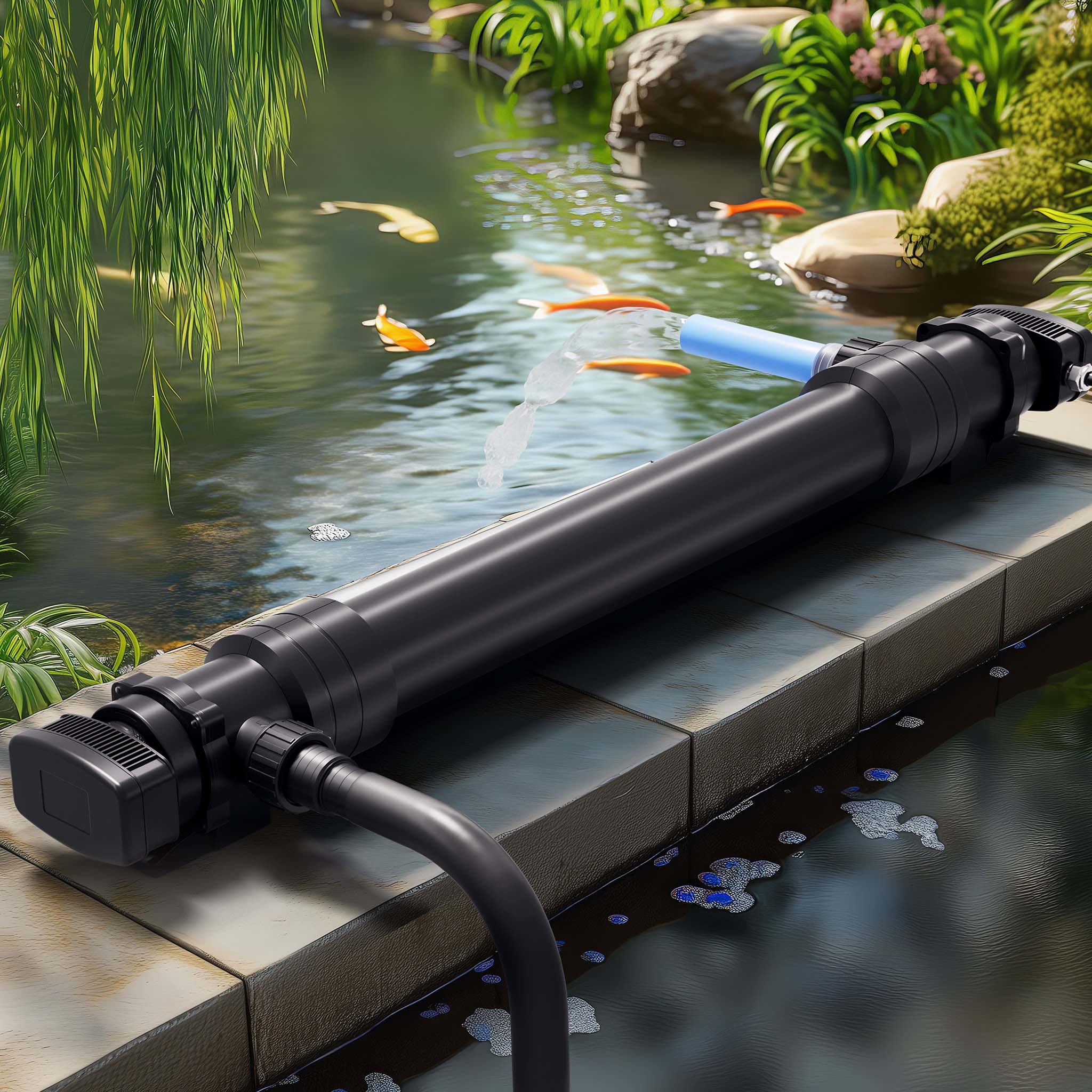 CUV-672 Chiarificatore acqua per laghetti 72W Sterilizzatore UVC