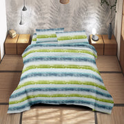 Completo Letto Matrimoniale No Stiro Set Lenzuola In Morbida Microfibra Anallergica Lenzuolo Sotto Con Angoli Elastici Fino 30 Cm, Lenzuolo Teso Sopra 2 Federe Prodotto Italiano  Funline