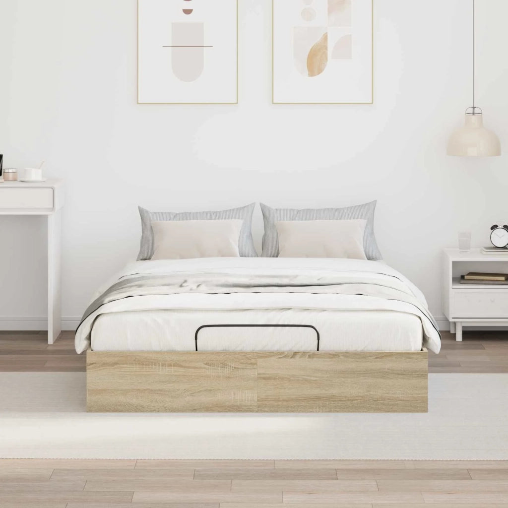 Letto ottomano Rovere Sonoma 193 x 120 x 25 cm Truciolare