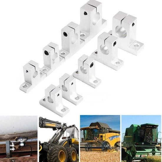Lineare motion kogelslee con rail di supporto e flagelli in diverse misure