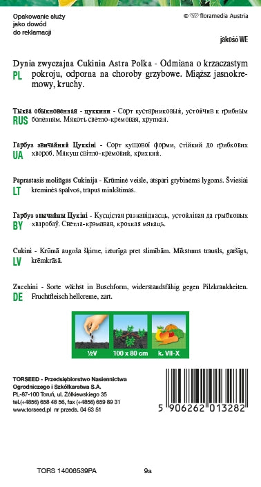 Zucca - Zucchine Astra Polka 2g