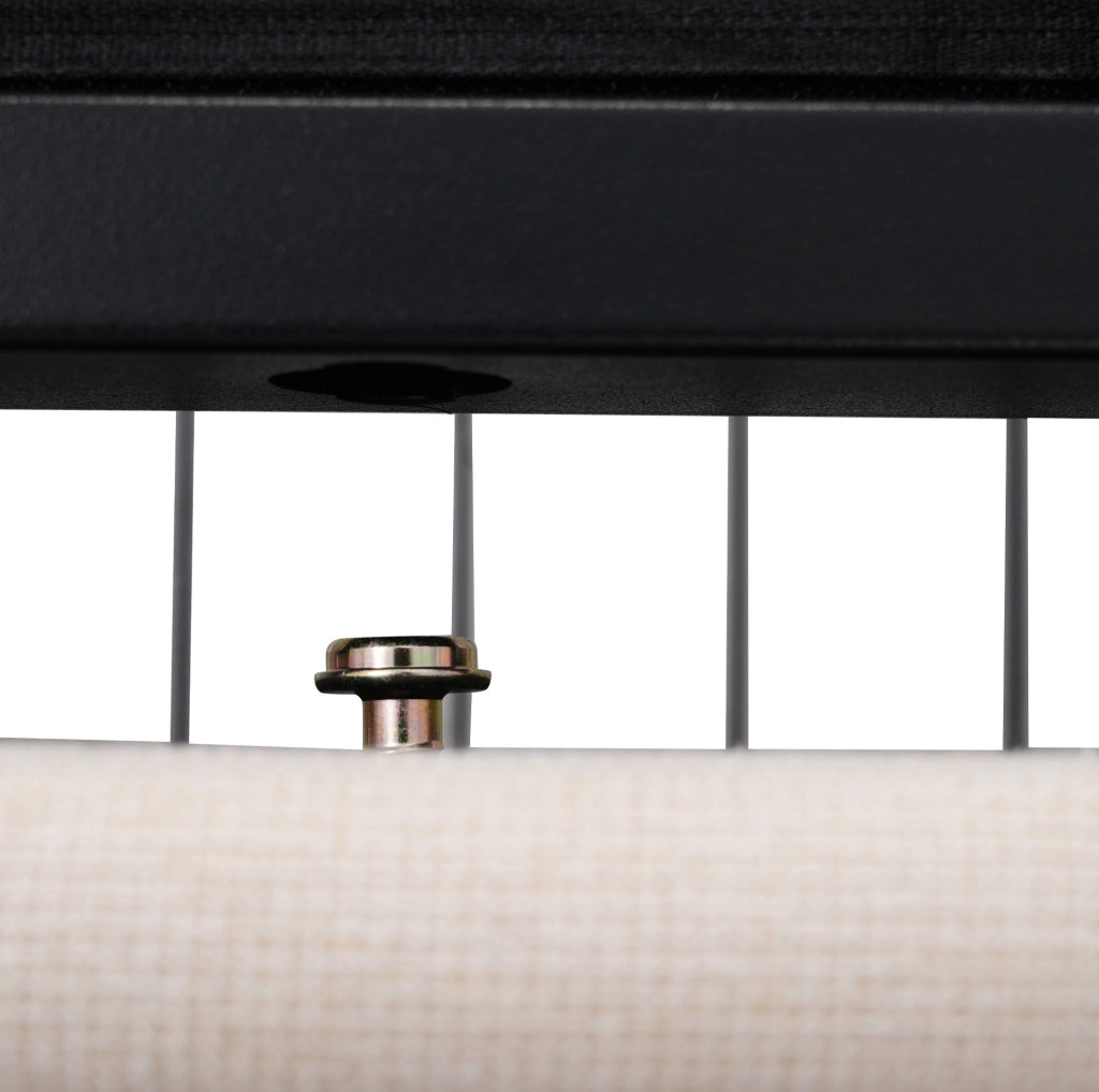 Letto singolo imbottito 90x200 cm con LED e 2 cassetti