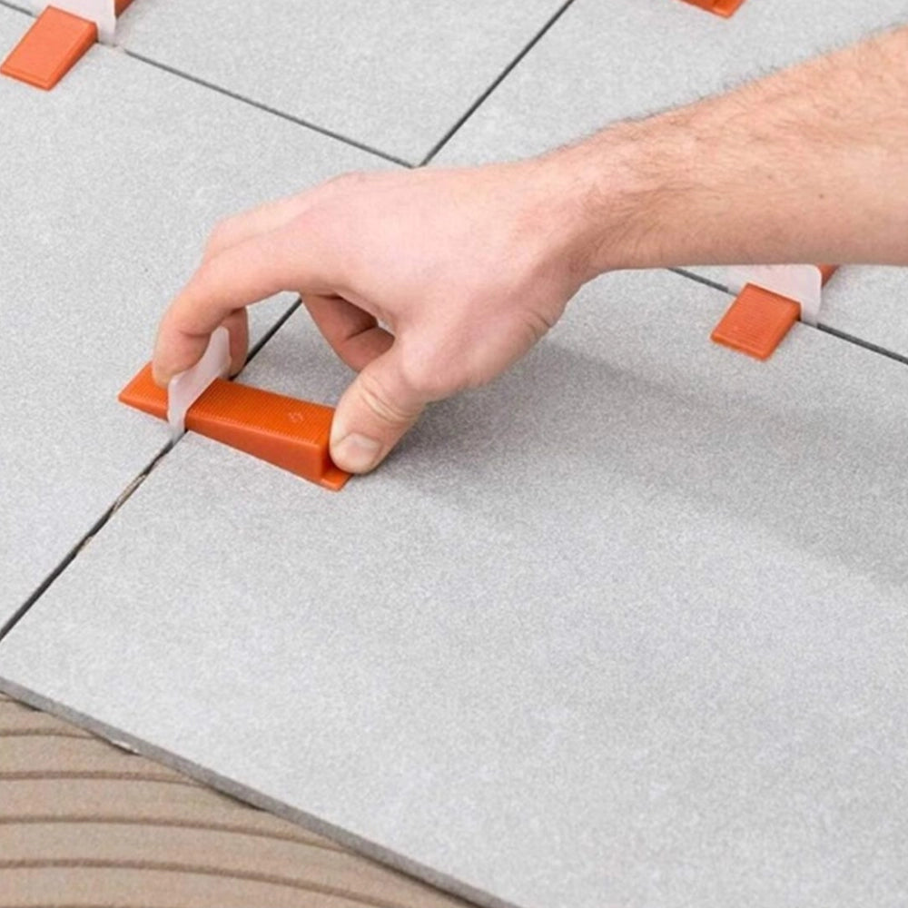 Cuneo distanziatore livellante plastica posa piastrelle finitura professionale *** formato 1000 pezzi, confezione 1