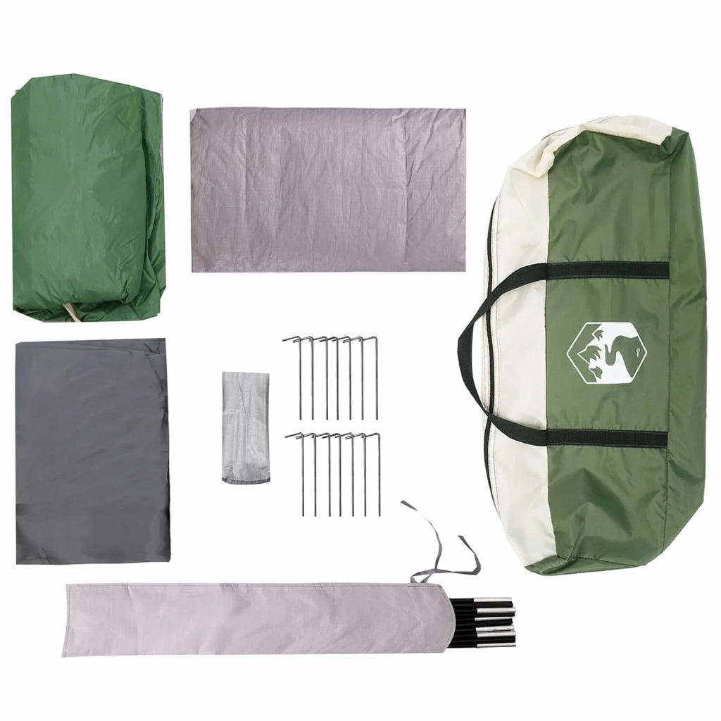 Tenda Familiare Verde 420 x 305 x 200 cm Poliestere e Acciaio 42028497