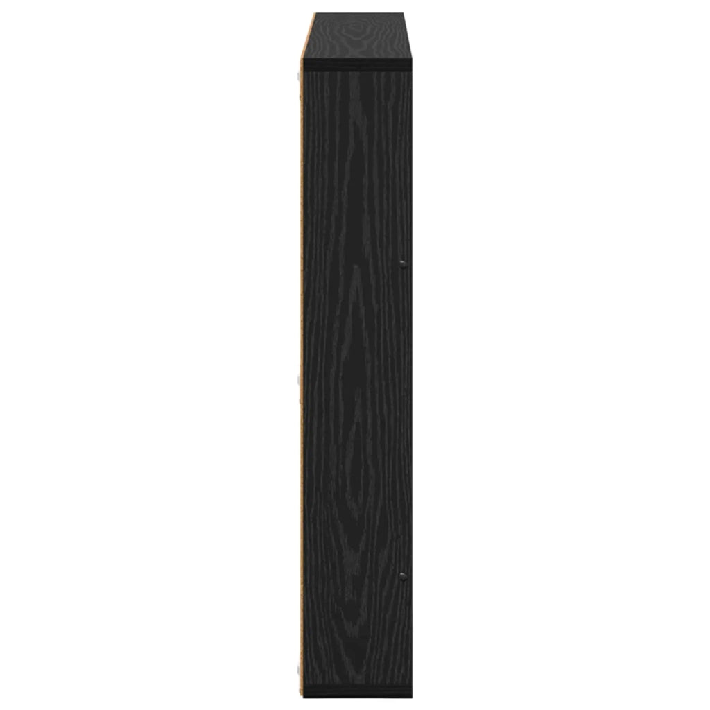 Scaffale per riviste Rovere Nero 80 x 12 x 70 cm CFW6515169