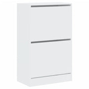 Scarpiera mobile contenitore per scarpe mobile per ingresso/corridoio/soggiorno 60 x 34 x 96,5 cm legno ingegnerizzato bianco 02_0021483