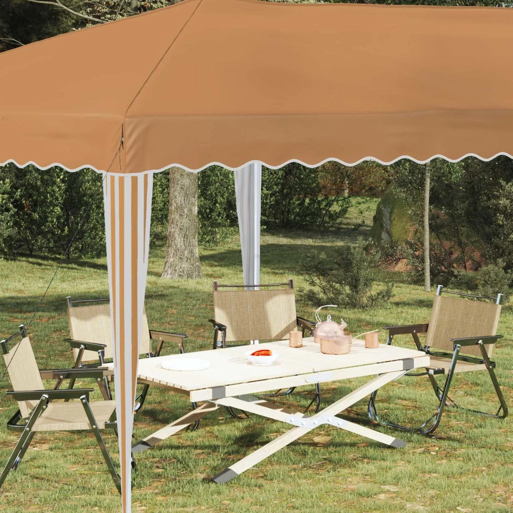 Tenda per feste a pop-up-Gazebo 575 x 290 x 245 cm Beige