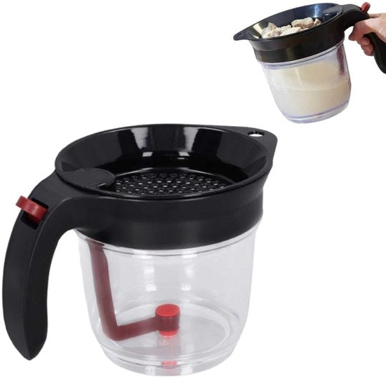 Separatore Liquidi 1000 Ml - Separatore Liquidi - Sette di Cottura - Filtri Oli - Afschermamento del Fondo - Progettazione Pratica