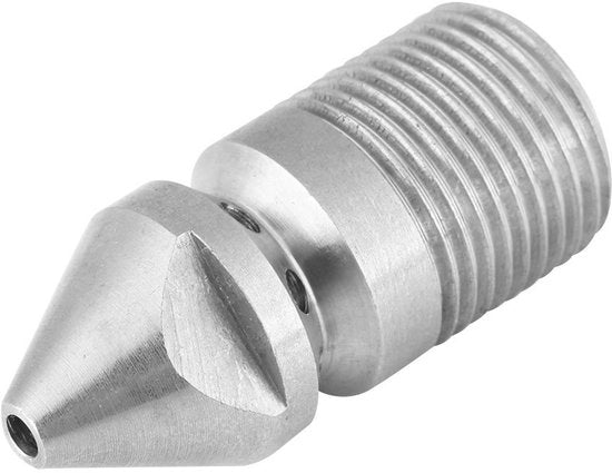 Filtro di scarico in acciaio inossidabile 304 - 3/8 BSP - Filtro di scarico per pulizia - Spreedatore di getto d'acqua - Fessure posteriori - Pressione di lavoro 250 bar - Filtro di scarico