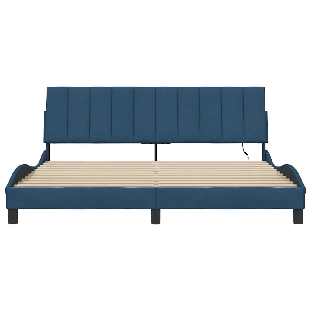 Giroletto senza Materasso Hanko Blu 180x200 cm in Tessuto 3310481
