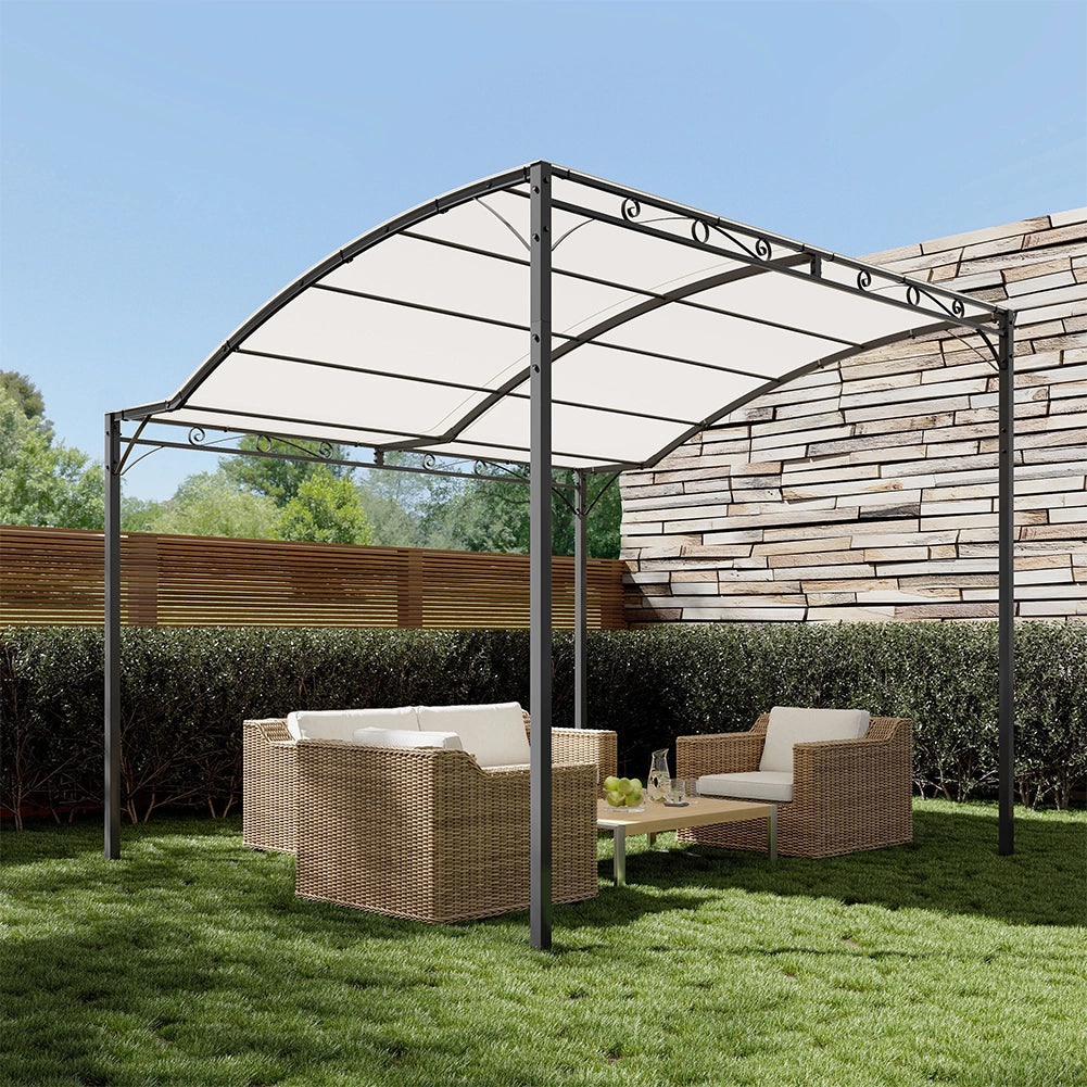Gazebo Pergola 3 x 2,5 m da Esterno Rivestimento Anti UV Resistente alle Intemperie