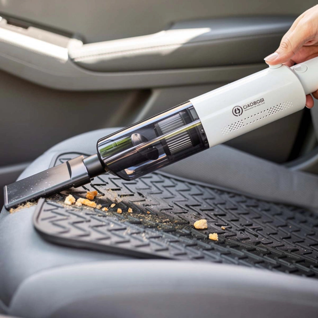 Aspirapolvere Portatile Senza Fili 150W Ricaricabile per Casa e Auto Bianco / Nero Avizar