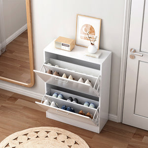 Armadio per scarpe bianco scaffale per scarpe cassettiera guardaroba loft moderno 60 cm