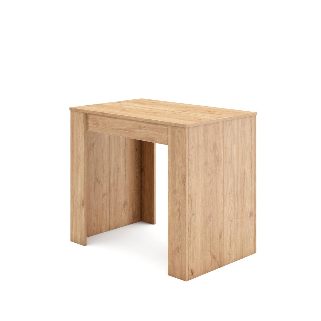 Consolle allungabile, 160x90x77cm, Per 8 persone, Tavolo da pranzo, colore Rovere RF2622