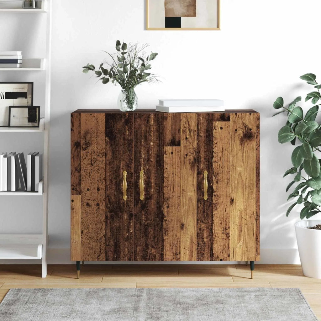 Credenza Legno vecchio 90 x 34 x 80 cm Legno multistrato 879579