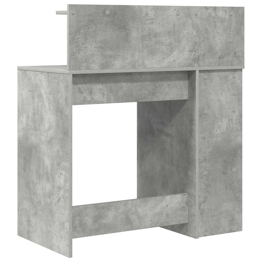 Scrivania Grigio cemento 90 x 48 x 101,5 cm Legno multistrato 869525