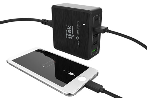 itek ITSCT4UC60 Caricabatterie per dispositivi mobili Universale Nero AC Ricarica rapida Interno