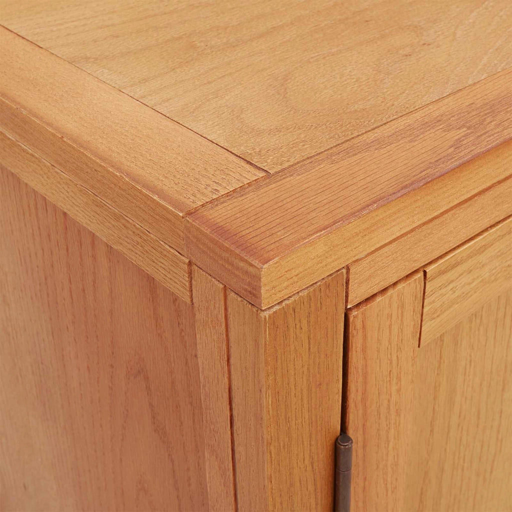 Mobiletto contenitore rettangolare moderno 78 x 50 x 70 cm grande capacità design elegante in legno marrone 02_0058222