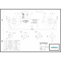 Albero cardanico T4 Giunto cardanico 850-935mm 460Nm 540rpm Cardano 40kW (55CV) 2x 1 3/8" 6 denti