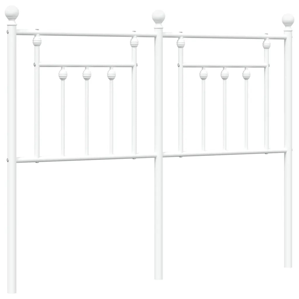 Testiera di Ricambio in Metallo Bianco 120 cm 353617
